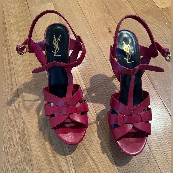 Woman’s YSL tribute sandals worn once !! Comes with original box - Picture 2 of 8